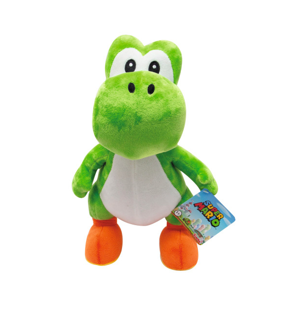 Nintendo - super mario peluche yoshi vert 30 cm 